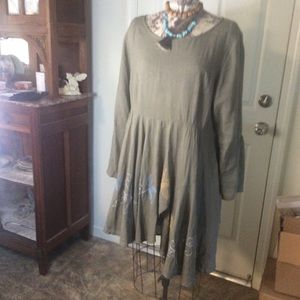 Goddess RENN Festival Fairy TUNIC Layer Emb Cotton XXL